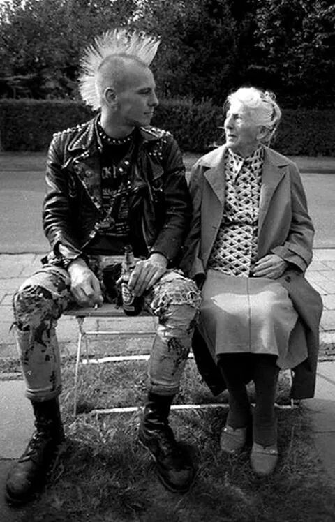 Granny Dream With Young Boy