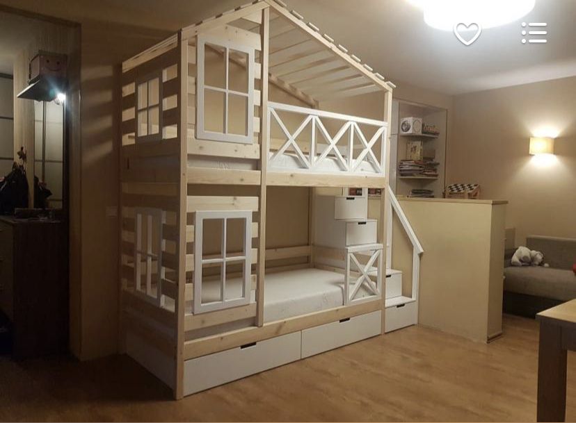 Wooden House Bed Double Bunk Bed Double Loft Bed Twin Bunk Bed Double Loft Beds Double Bunk Beds Bunk Beds