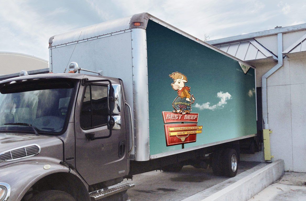 Download Realistic Box Truck Mockup Template | Mockup template, Photoshop template design, Mockup photoshop
