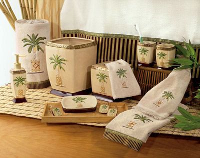 Banana Palm Bath Accessories Beach Decor Pinterest Banana Palm Bath Accessories