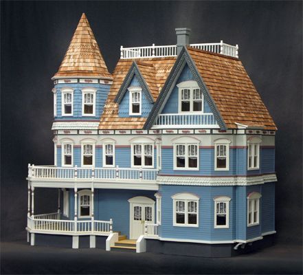 Casa Queen Anne en kit - Rg006 - Tienda de Casitas | Casas victorianas, Casas de muñecas, Casitas de muñecas