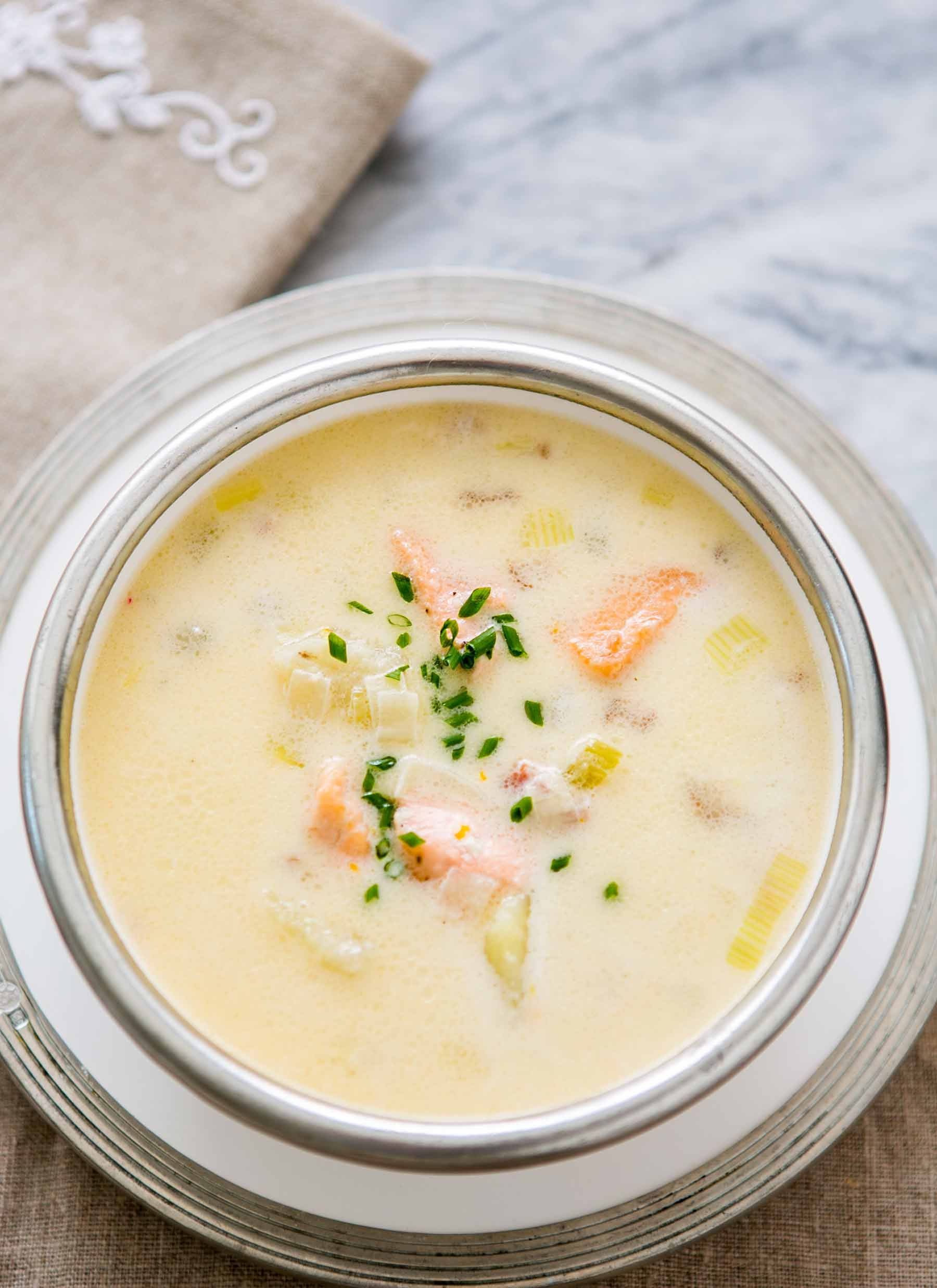 Salmon Chowder Recipe Salmon Chowder Chowder Recipes Simply