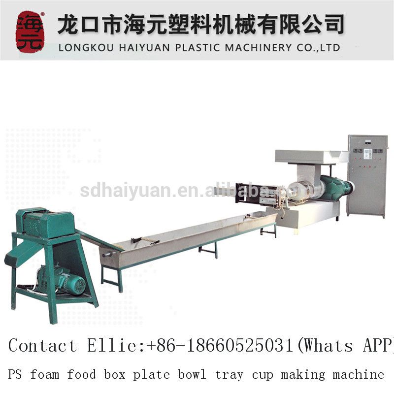 Ps Plastic Foam Waste Recycling Machine Contact Ellie S Wechat 86 18660525031 Recycling Machines Making Machine Foam