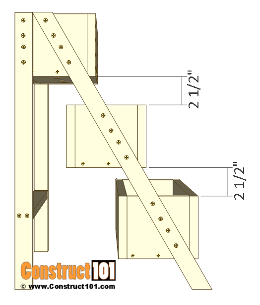 3 tier planter plans - install planter box. Garden Planters Diy, Planter Box Plans, Garden Planter Boxes, Cedar Planters, Vertical Garden Diy, Wooden Planters, Woodworking Plans Planter, Woodworking Projects Diy, Diy Wood Projects