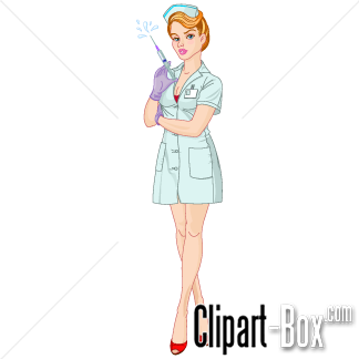 Sexy nurse clipart