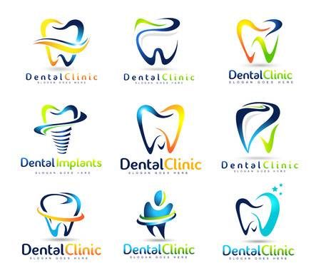 123RF - Millions of Creative Stock Photos, Vectors, Videos and Music Files For Your Inspiration and Projects. Dental Clinic Logo, Dentist Logo, Dental Braces, Dentist Clinic, Dental Art, Dental Office Design, Logo Studio, Dental Business Cards, Teeth Logo