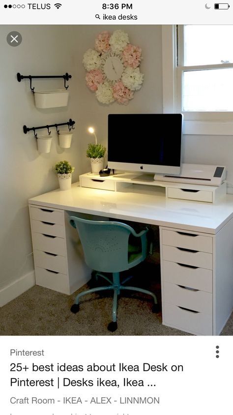 27 Ideas Home Office Desk Diy Ikea Hacks Alex Drawer For 8 Pictures that Prove IKEA's EKBY ALEX is the Sleekest