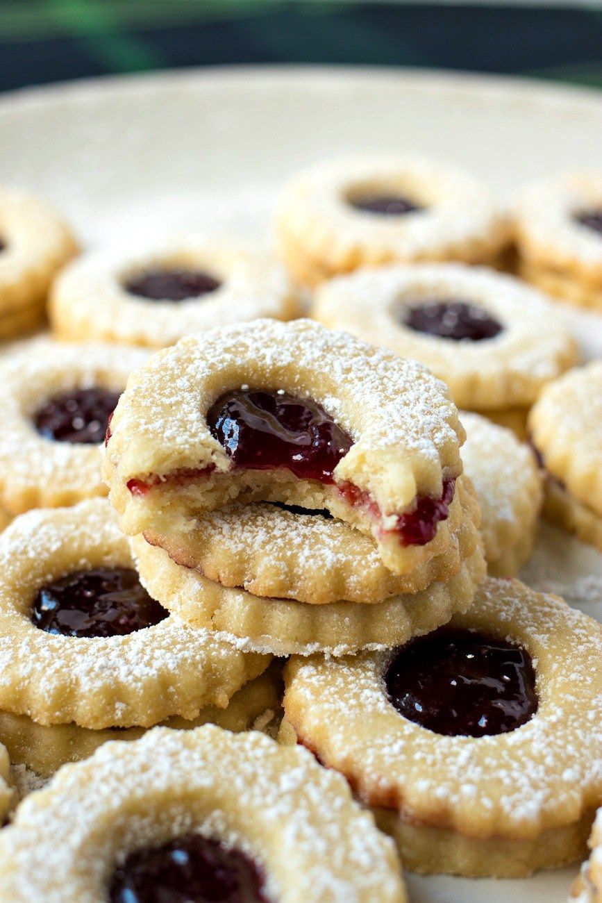 Perfectly Tart Raspberry Jam Sandwiched Between Two Buttery Almond perfectly-tart-raspberry-jam-sandwiched-between-two-buttery-almond