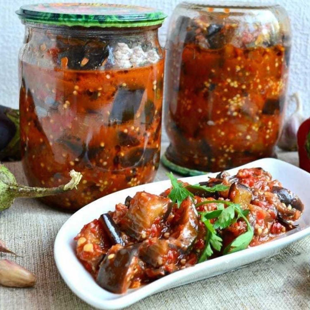 Баклажаны по-грузински острые