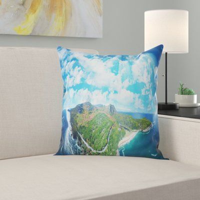 Landscape Photography Panoramic Landscape Photography Living Room Decor Traditional Country Throw Pillows