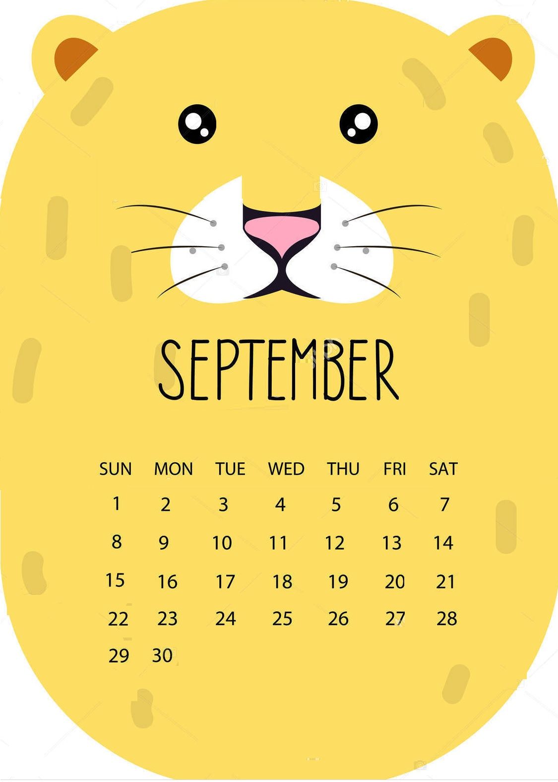 cute september 2019 calendar download calendar 2018 pinterest