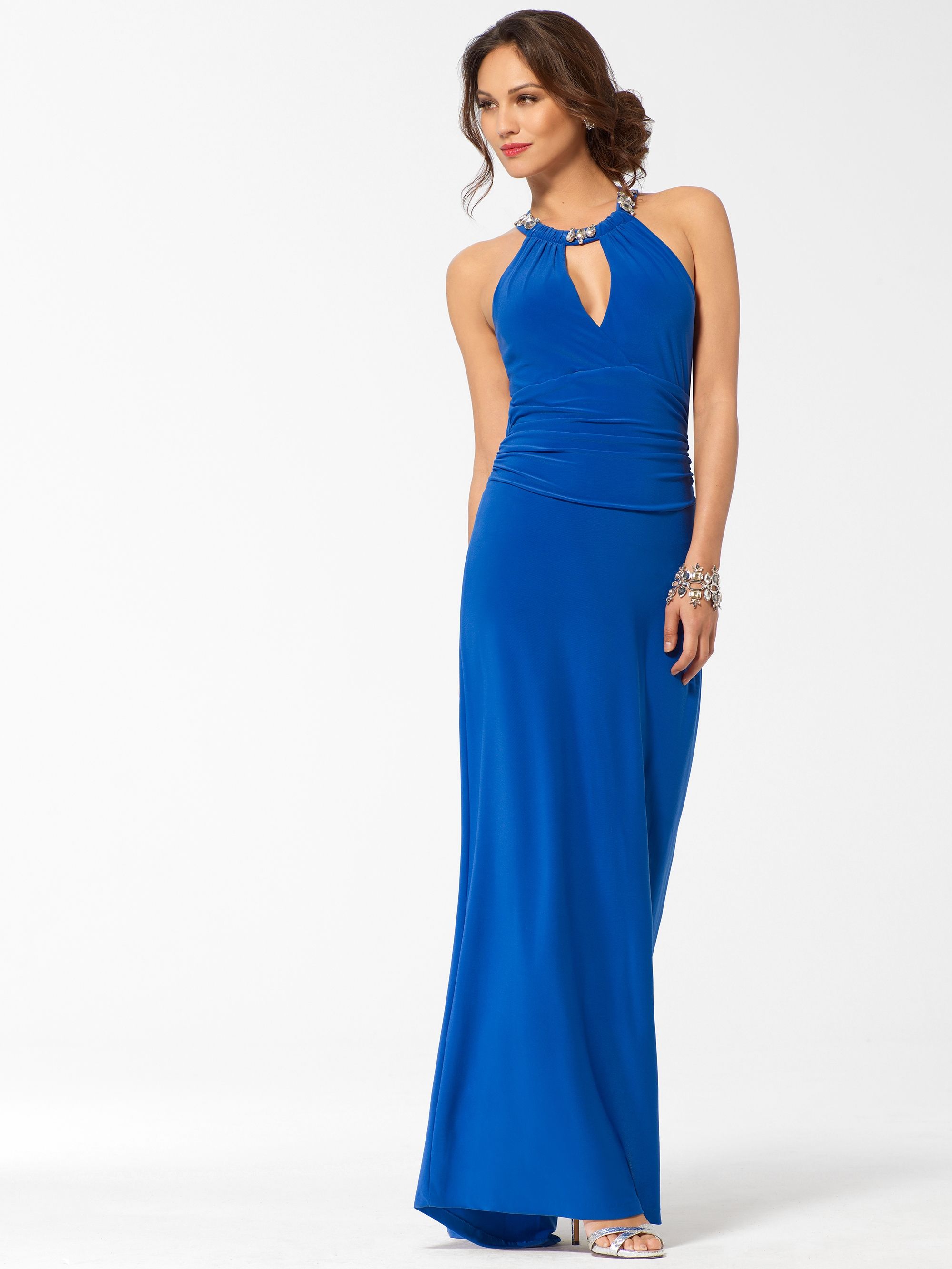 cobalt evening gown
