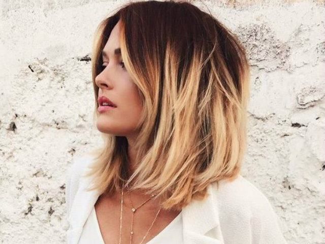 2. "Bob Haircut with Ombre Blonde Highlights" - wide 1