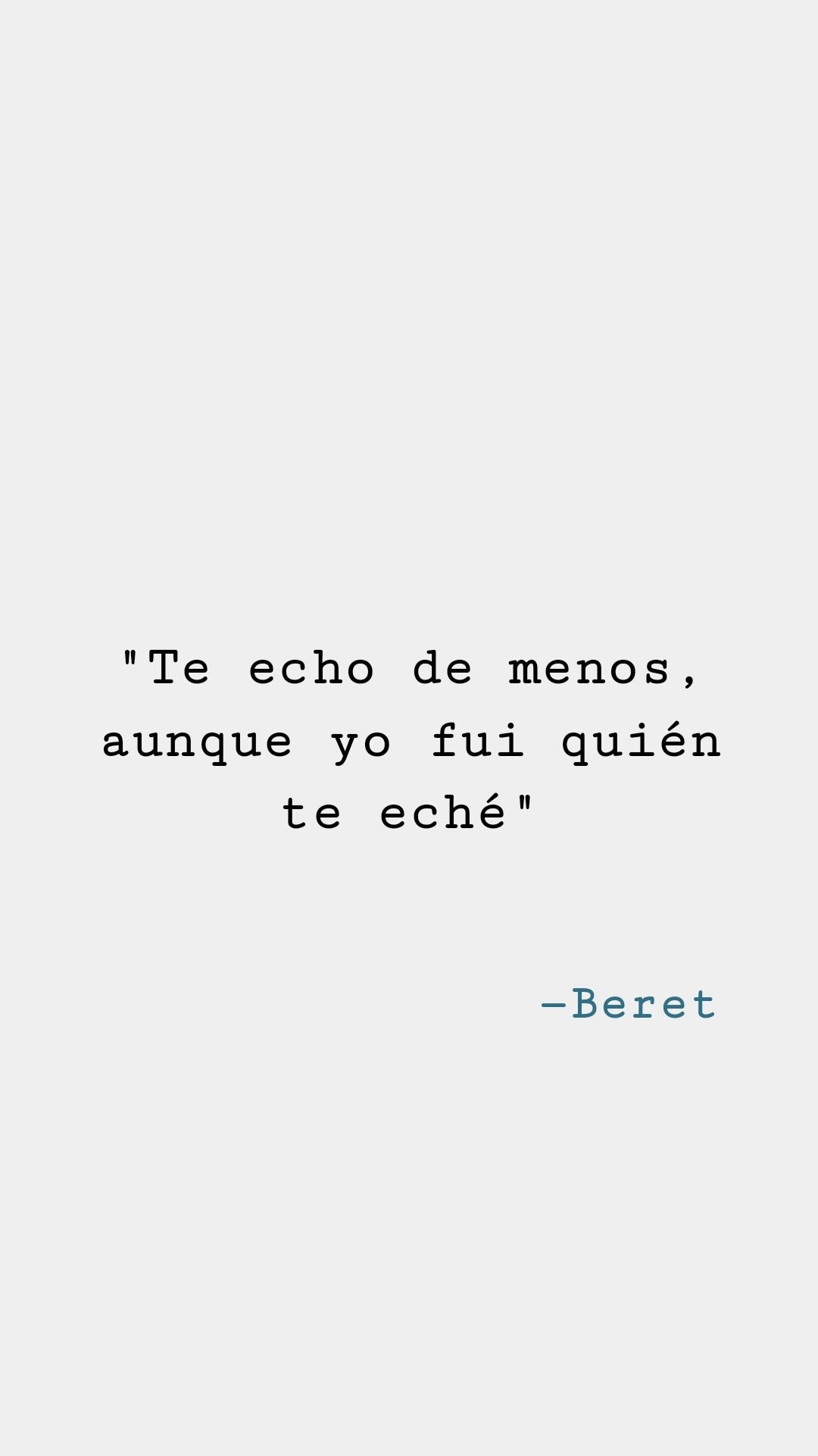 Pin En Frases De Beret