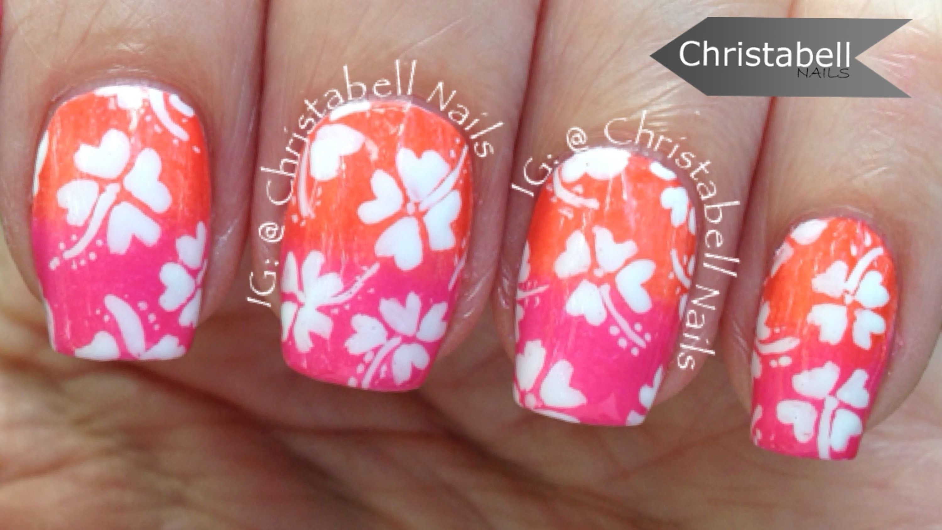 Prettyproject Summer Tropical Nails Hawaiian Nails Tropical Nail Art