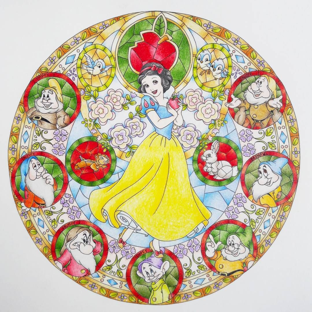 Disney kaleidoscope coloring book