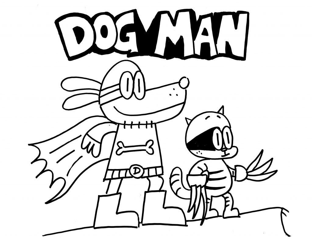 Free Printable Cartoon Coloring Pages For Kids Dog Man Book Coloring free-printable-cartoon-coloring-pages-for-kids-dog-man-book-coloring