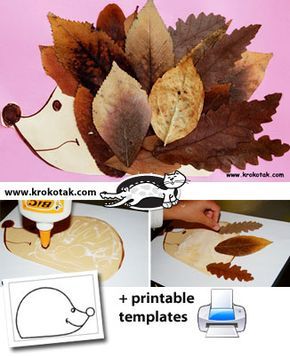 Fall Leaf HEDGEHOG