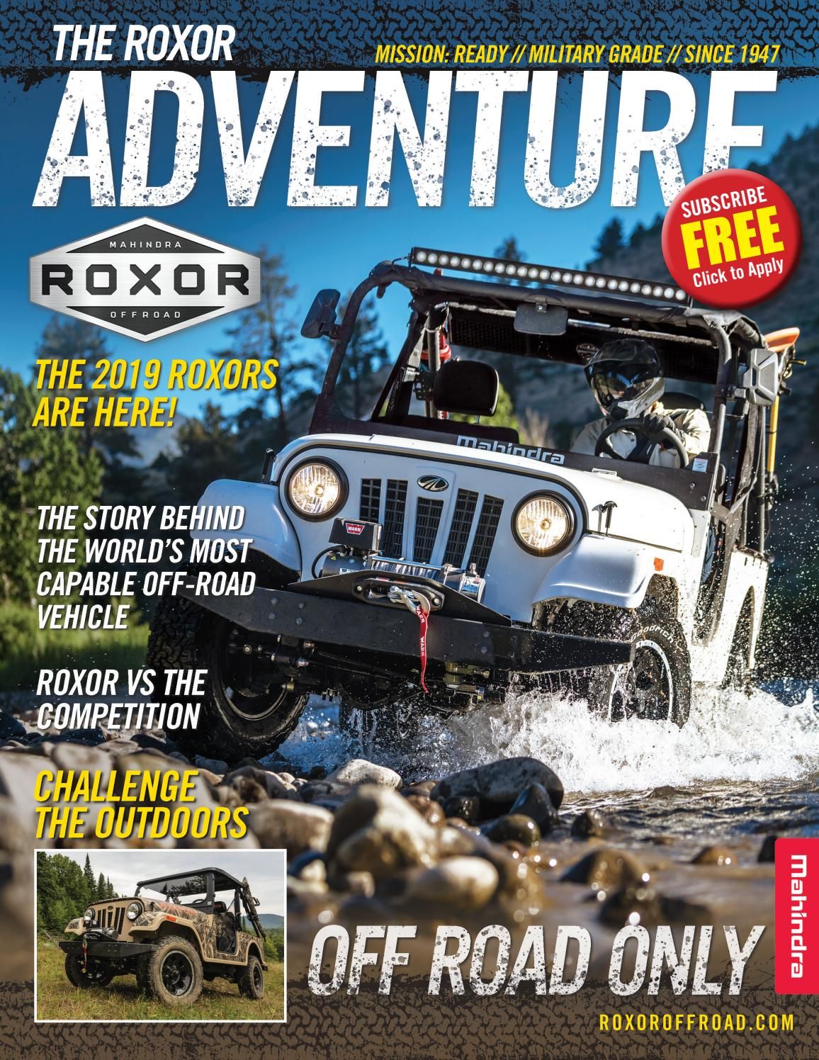 The Mahindra Roxor Is A New Side By Side That Looks Like A Jeep Cj