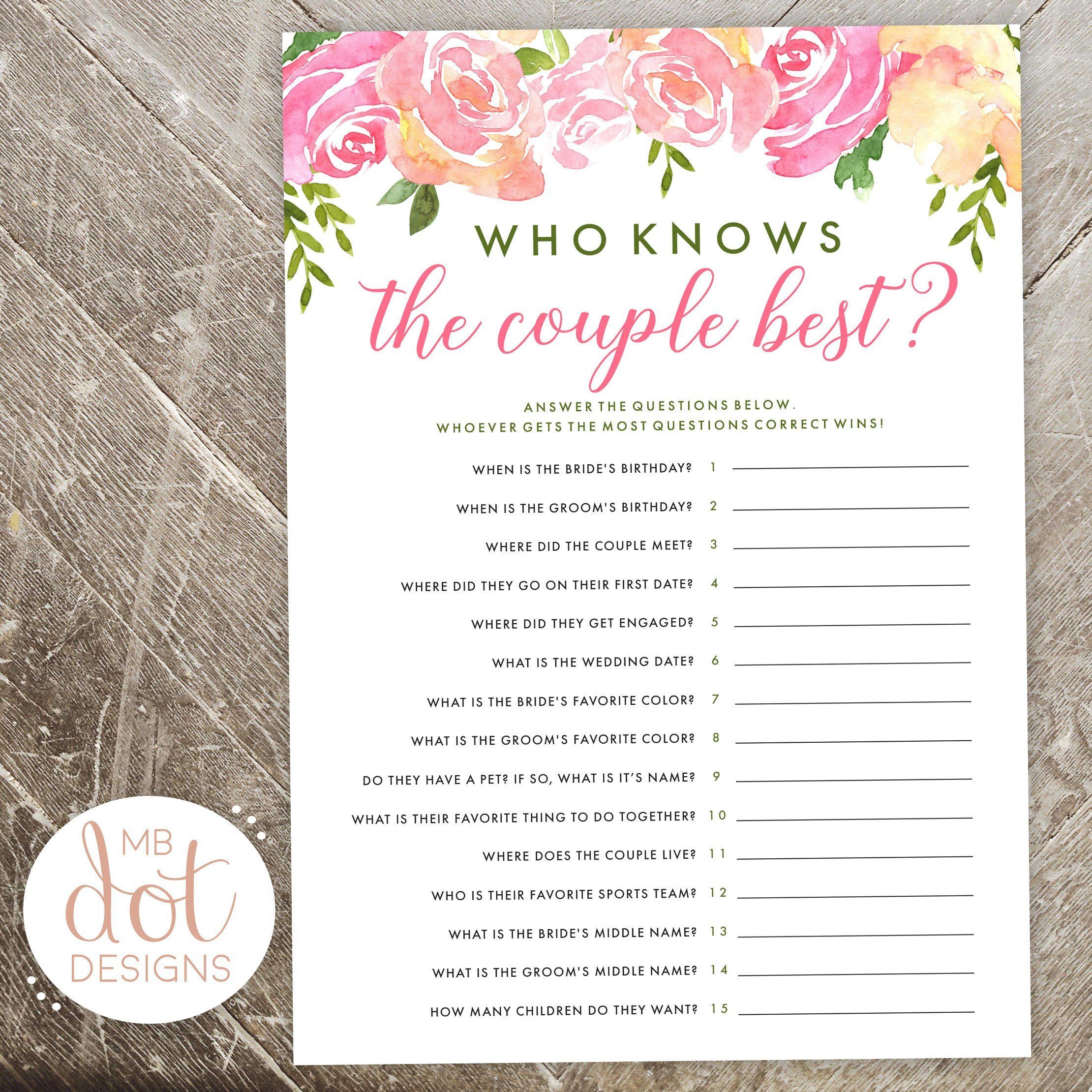 Custom Colors Lavender Etsy Printable bridal shower