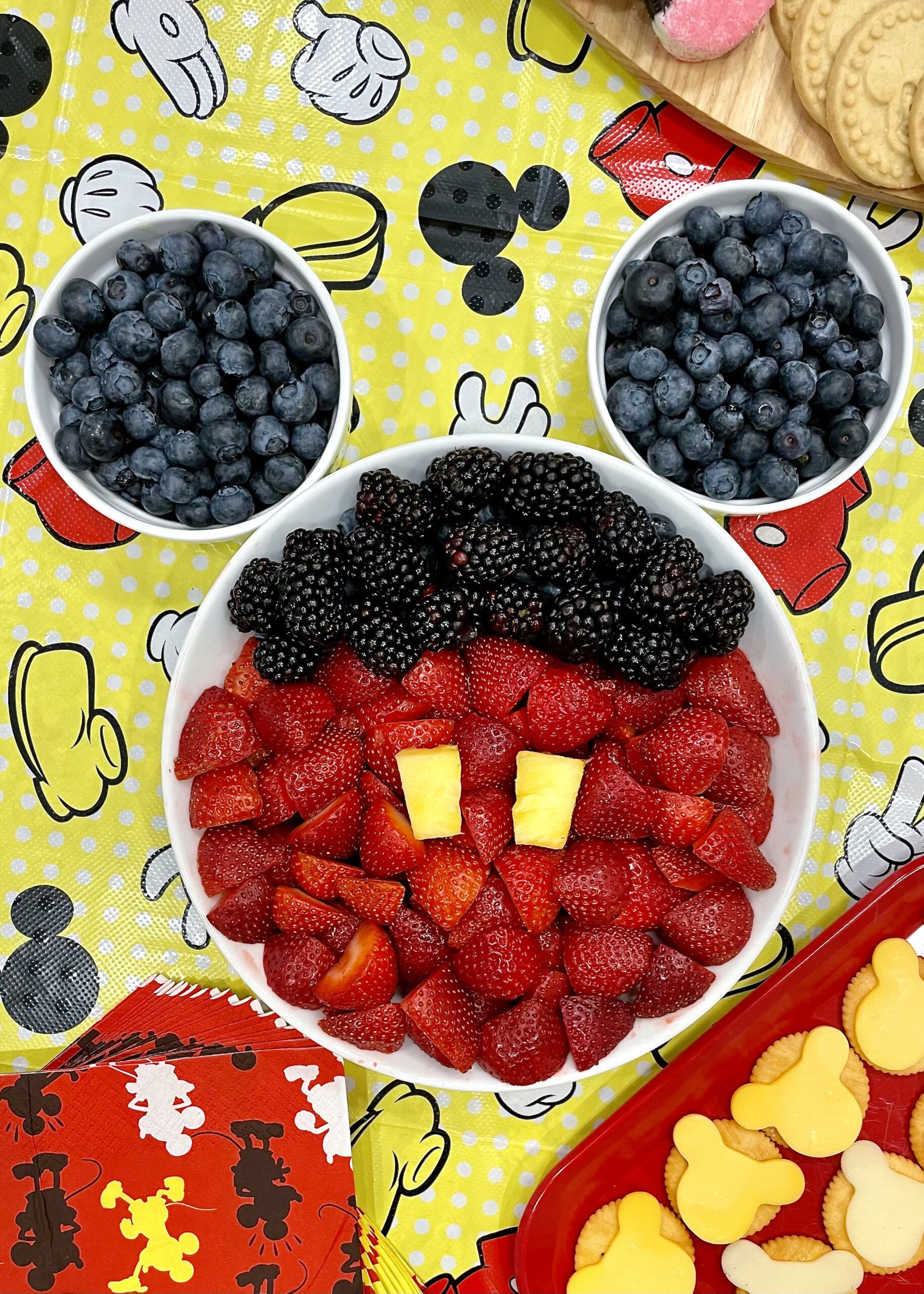 Mickey Mouse Party Spread by The BakerMama Mickey Mouse Birthday Decorations, Mickey 1st Birthdays, Mickey Mouse Cookies, Mickey Mouse Baby Shower, Mickey Mouse First Birthday, Mickey Mouse Clubhouse Birthday Party, Mickey Mouse Parties, 1st Boy Birthday, Mickey Mouse Party Food