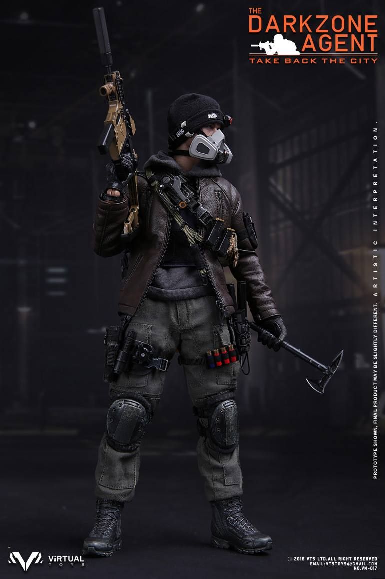VTS Virtual Toys VM017 The Darkzone Agent Tom Clancy/'s The Division 1//6 Weapon
