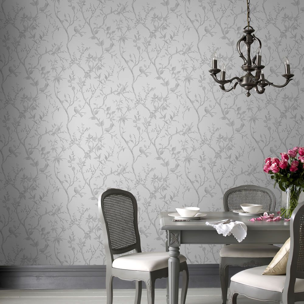 Holden Wallpaper Curacao Cream Pink Feature wallpaper