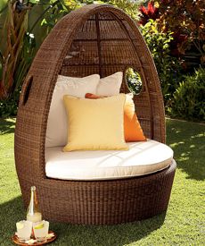 Wicker Egg Chair Perfect For Any Small Place To Put Home Life Wicker Egg Chair Perfect For Any Small Place To Put