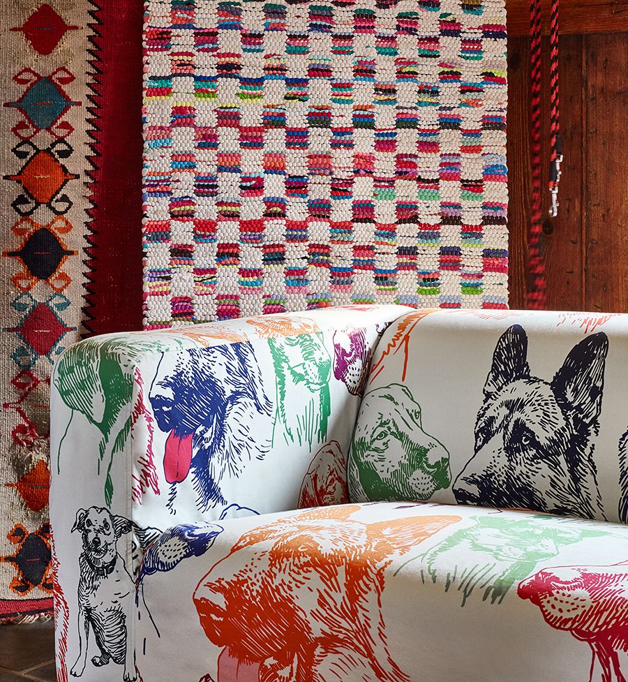 ARTEFLY Ikea Klippan cover DOGS - interior styling / rustic cottage ... ARTEFLY Ikea Klippan cover DOGS - interior styling / rustic cottage ...