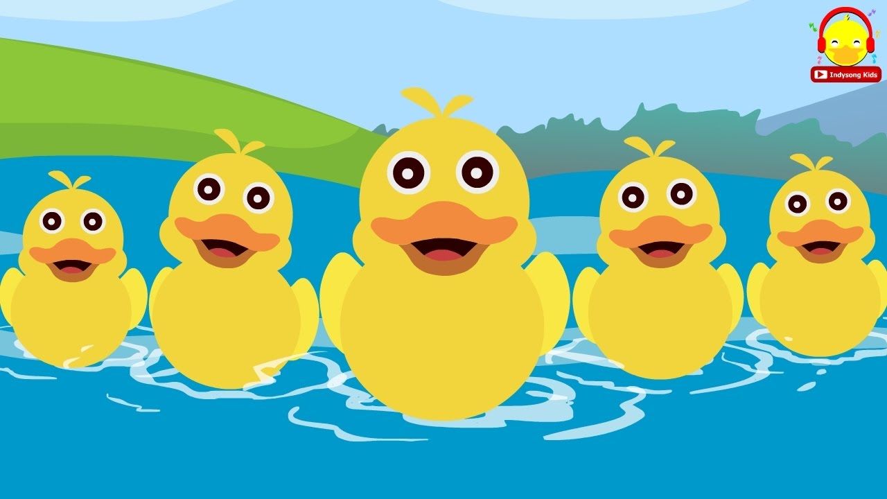 เพลงเป ด ล กเป ด 5 ต ว เป ดน อย 5 ต ว Five Little Ducks Song เพลงเด การ ต น เพลง ปลา