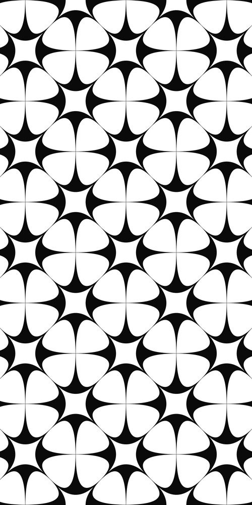 Monochrome Seamless Star Pattern Design Monochrome Pattern