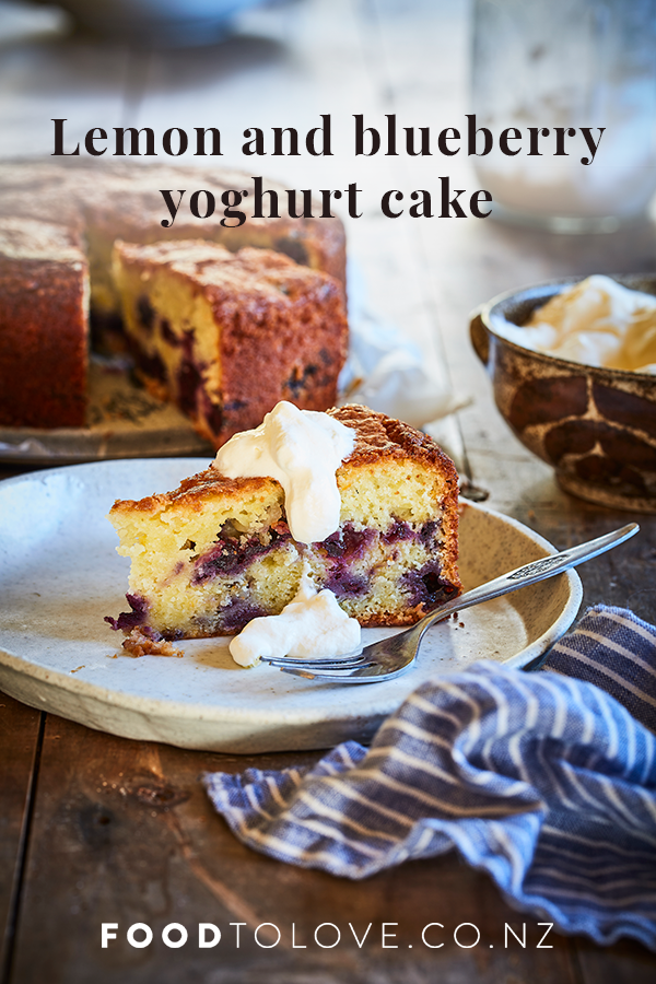 Lemon and blueberry yoghurt cake Recipe Easy lemon