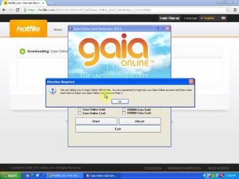 gaiaonline gold generator