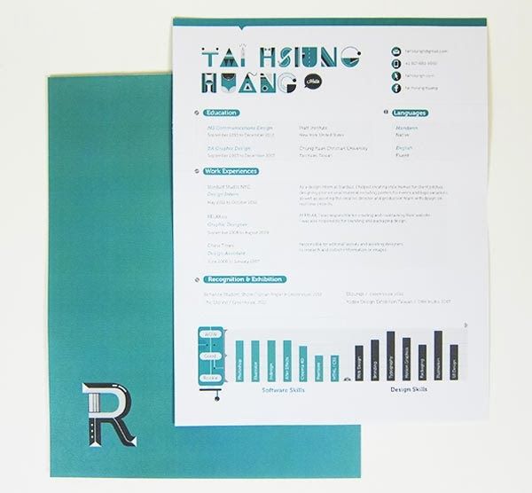original resume design