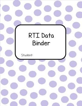 rti data binder pages datatracking data binders binder binder cover sheets