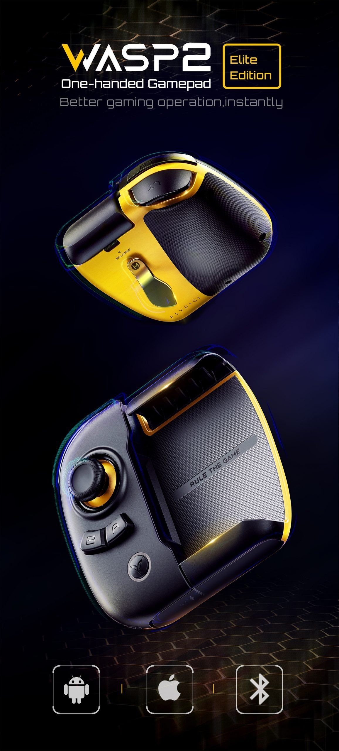 Xiaomi Flydigi Wasp 2 Bluetooth Gamepad Phone Controller In Phone Bluetooth Game Controller Xiaomi Flydigi Wasp 2 Bluetooth Gamepad Phone Controller In Phone Bluetooth Game Controller