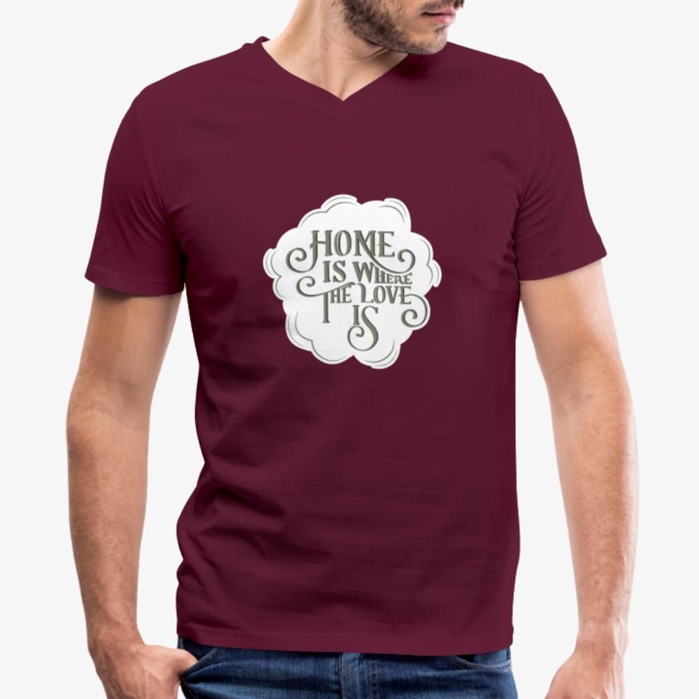 Classic V-neck T-shirt for men, 100% cotton (deep heather is 52% cotton/48% polyester, marble colors are 91% polyester/9% cotton). Brand: Canvas Home Quotes And Sayings, Inspirational Quotes Motivation, Image Quotes, Mens Fitness, Cool Shirts, Maroon, Looks Great, V Neck T Shirt, Cotton Fabric