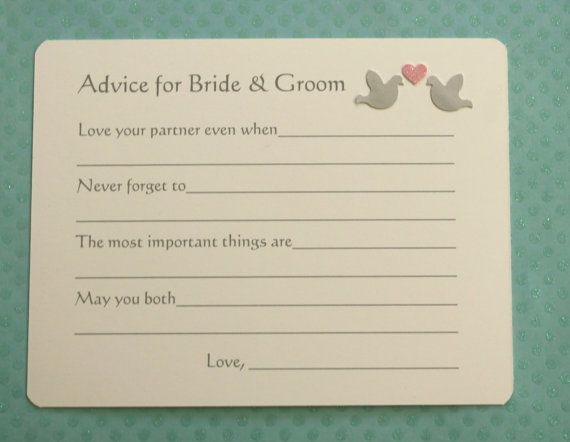 wedding advice cards awesome wedding advice cards wedding idea