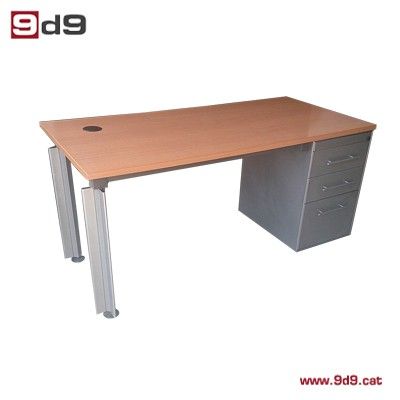 Mesa oficina de segunda mano, fabricada en tablero laminado acabado ... Mesa oficina de segunda mano, fabricada en tablero laminado acabado ...