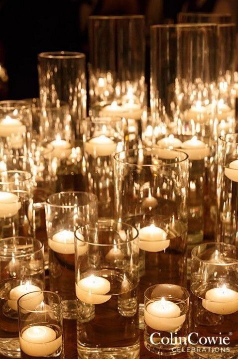 Floating Candles Wedding, Floating Candle Centerpieces, Wedding Table Centerpieces, Wedding Favors, Wedding Decorations, Centerpiece Flowers, Wedding Reception, Centerpieces Quinceanera, Dream Wedding