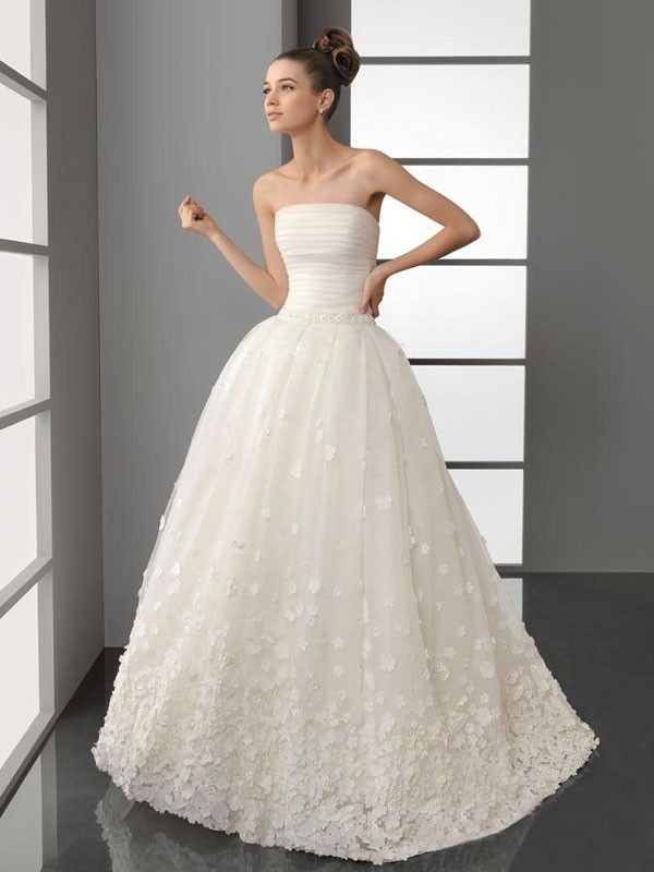Embellished Organza Wedding Dress
