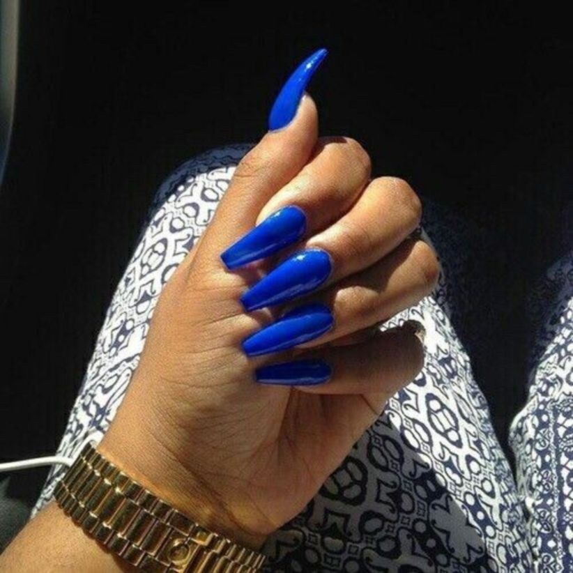 39 Cute Long Coffin Nails for Perfect Women Style 2019