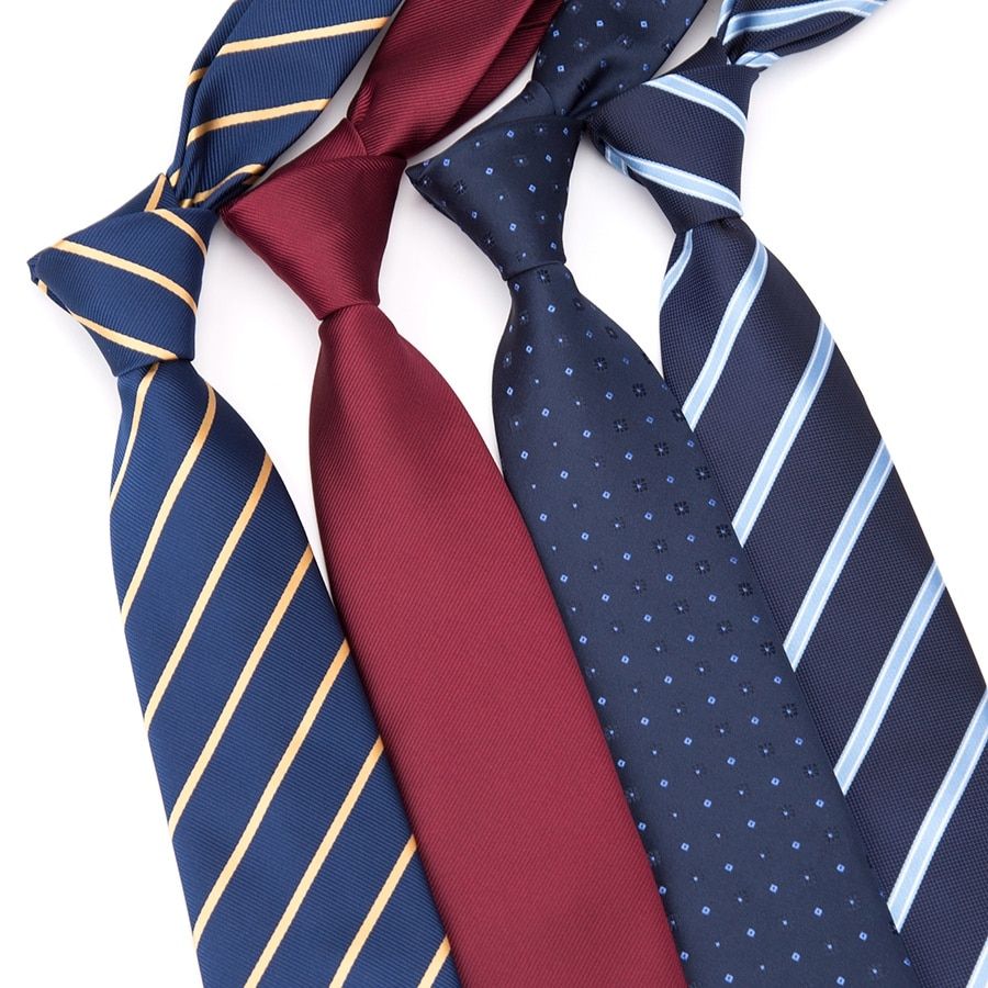 Corbata de boda Formal de Jacquard para hombre de 8 CM con cuello ajustado a rayas clásicas #23 Corbata de boda Formal de Jacquard para hombre de 8 CM con cuello ajustado a rayas clásicas #23