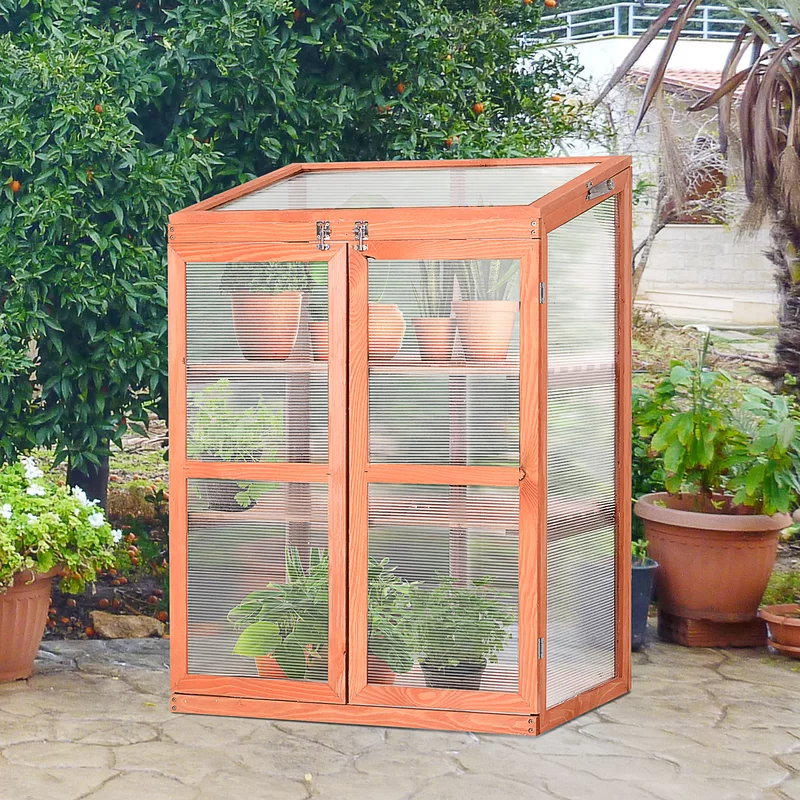 30 71 W X 23 62 D Greenhouse Garden Planter Bo Large Wooden Planters Garden Planter Bo, Small Outdoor Greenhouse Box