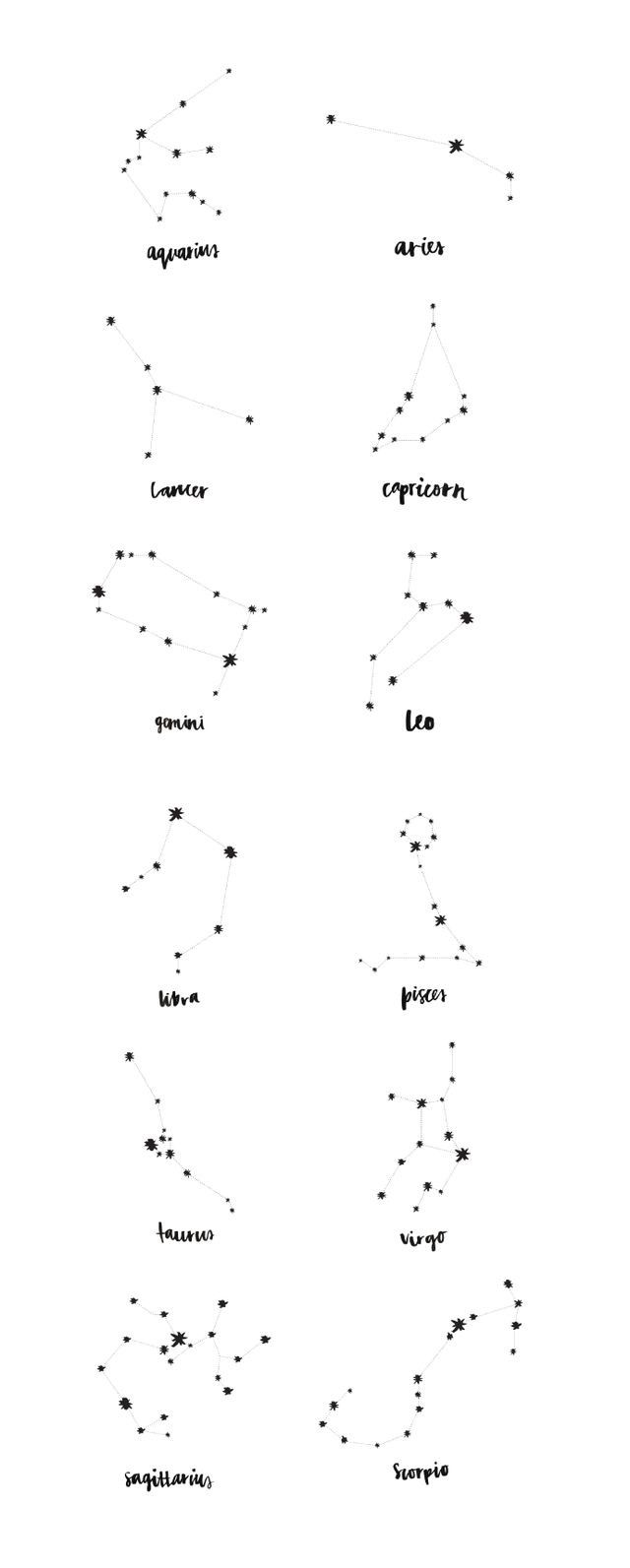 star sign tattoo Diskrete Tattoos, Mini Tattoos, Black Tattoos, Body Art Tattoos, Small Tattoos, Unique Small Tattoo, White Ink Tattoo, Zodiac Tattoos, Small Simple Tattoos