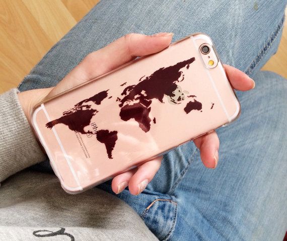 coque iphone 8 silicone carte du monde