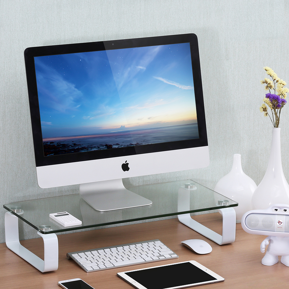 Desktop Bookshelf Computer Heightening Monitor Base Office Desktop Storage Box Cabinets Racks Shelves Colo Desktop Bookshelf Desktop Storage Office Desktop