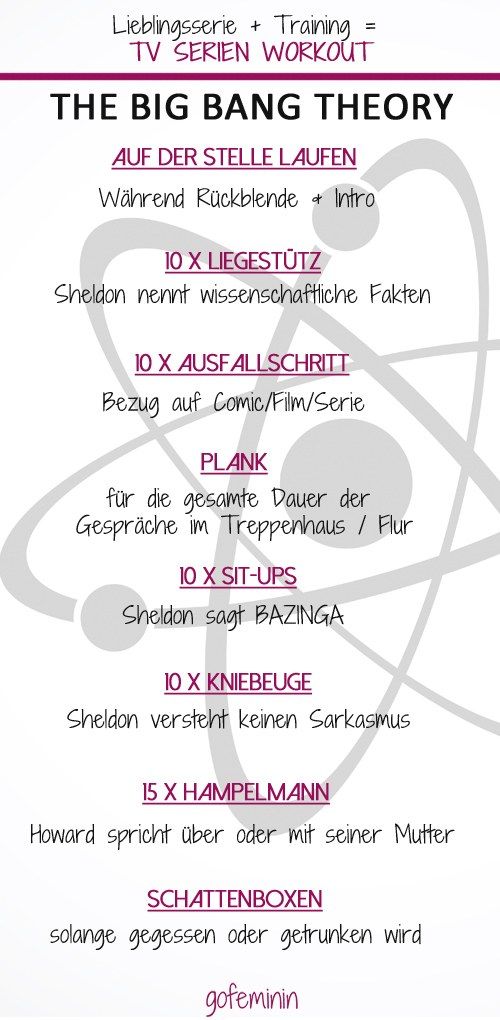 Serienjunkies aufgepasst: Wir haben das Serien-Workout zu eurer Lieblingsshow! #workoutchallenge