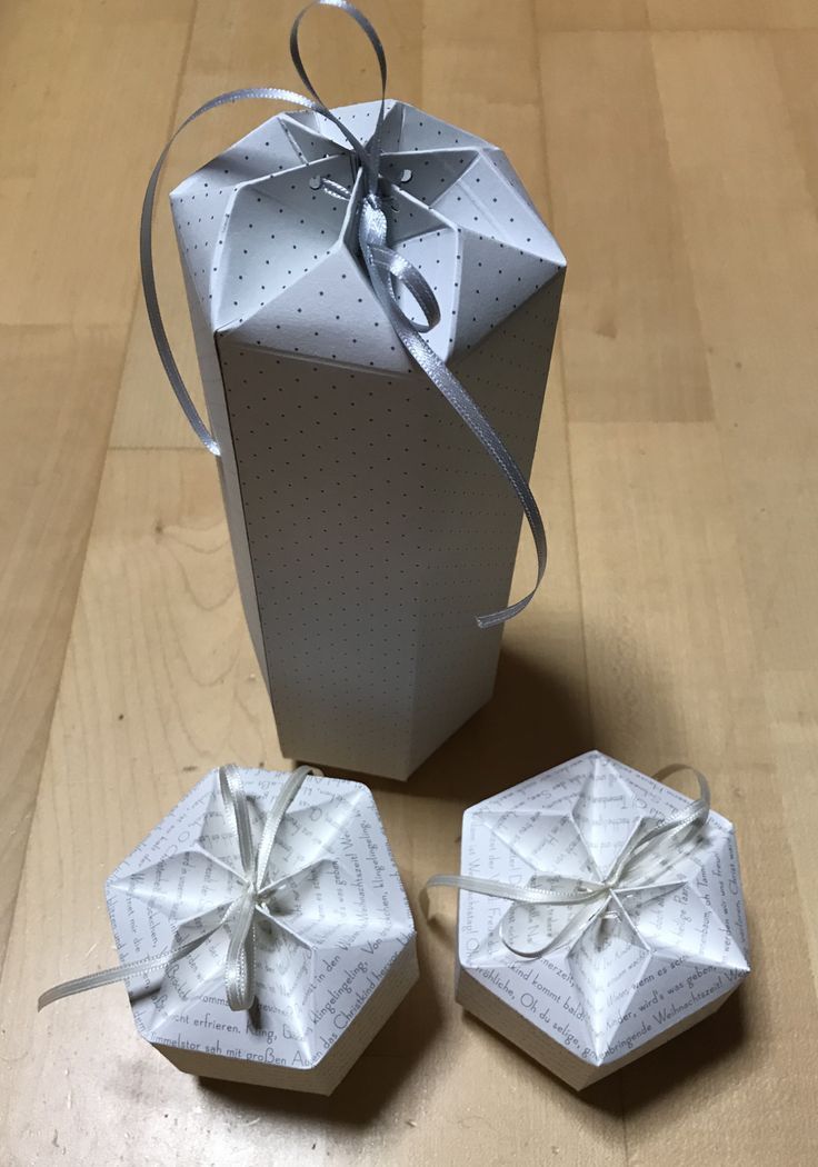 6- Eck-Box / Sternenbox / Sechseckbox mit stabilem Boden / Anleitung | littlecraftmasterpieces