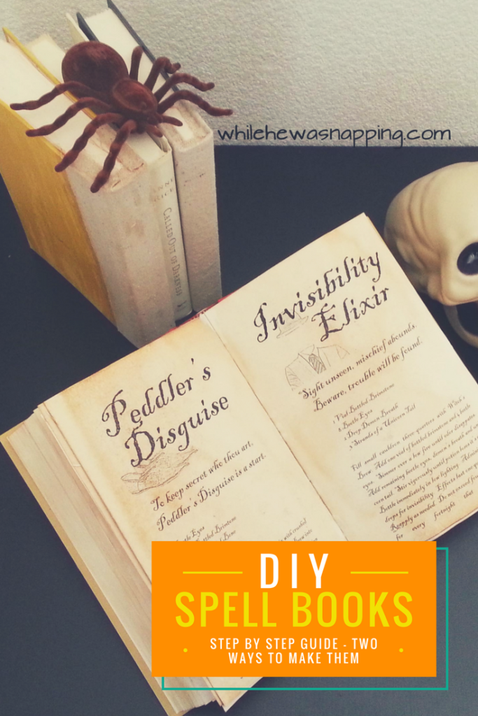 diy spell books with 12 spells books halloween crafts and how do you spell flyer paper